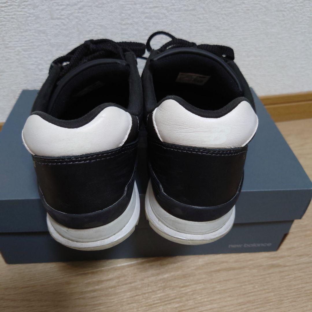 ニューバランスCM996LTB 27.5(US9.5)Dワイズ ブラック黒レザー