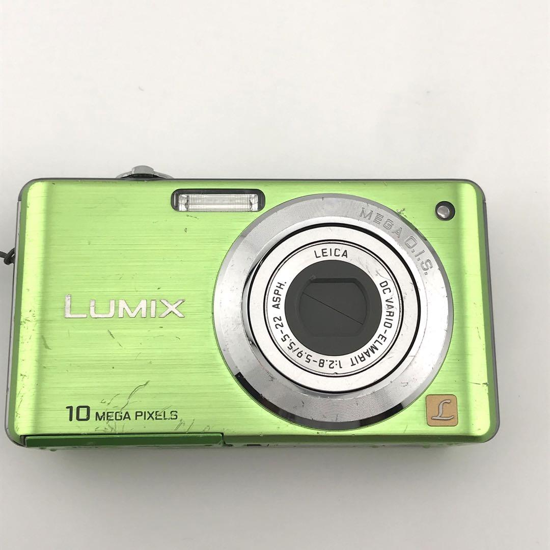 【美品】Panasonic LUMIX DMC-FS7 グリーン　動作確認済 動作確認済