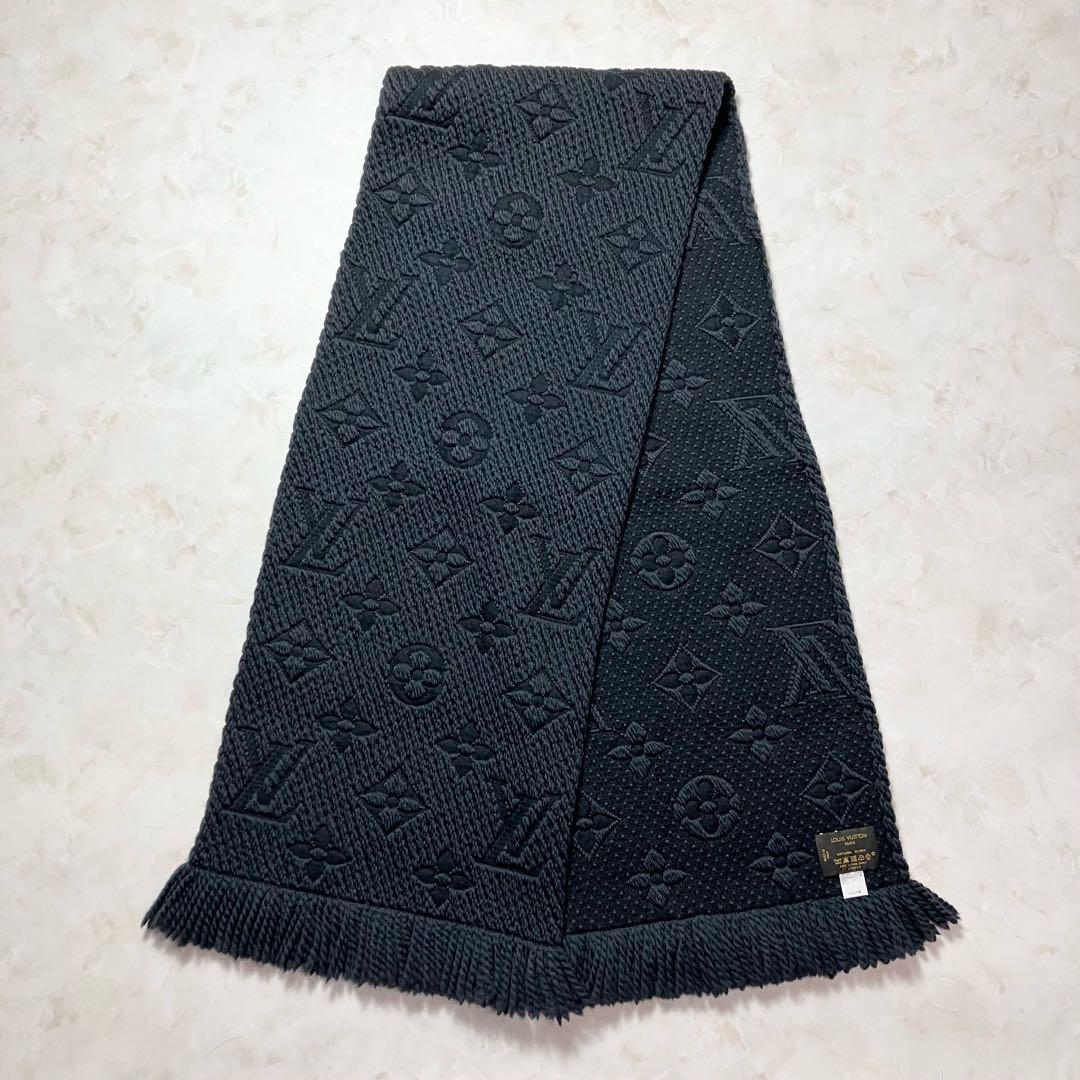 【極美品】 Louis Vuitton マフラー エシャルプ ロゴマニア