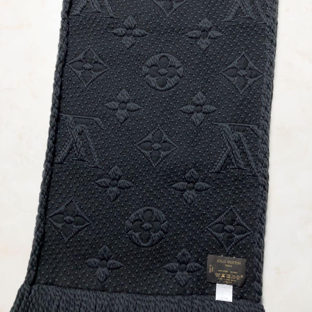 【極美品】 Louis Vuitton マフラー エシャルプ ロゴマニア