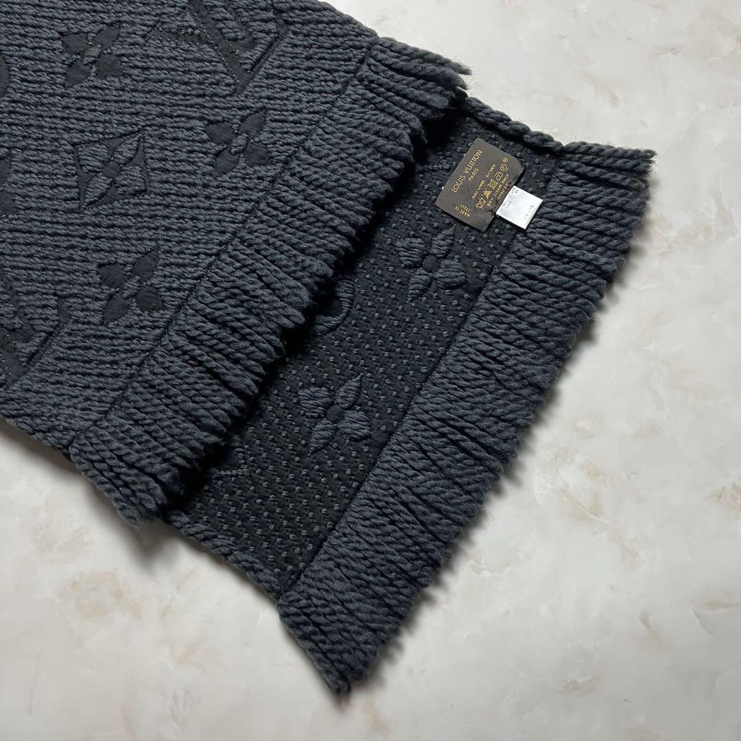 【極美品】 Louis Vuitton マフラー エシャルプ ロゴマニア