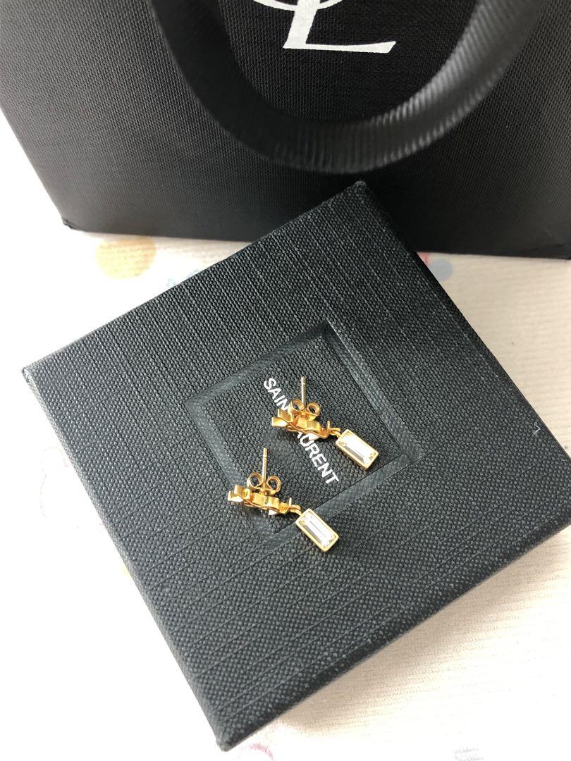 ★サンローラン　ピアス　ゴールド系