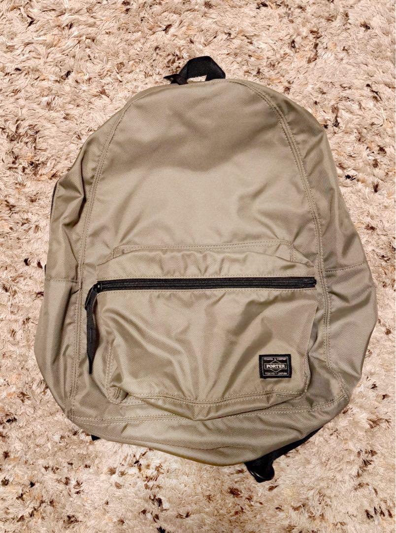 【美品】PORTER ROUND DAYPACK ベージュ