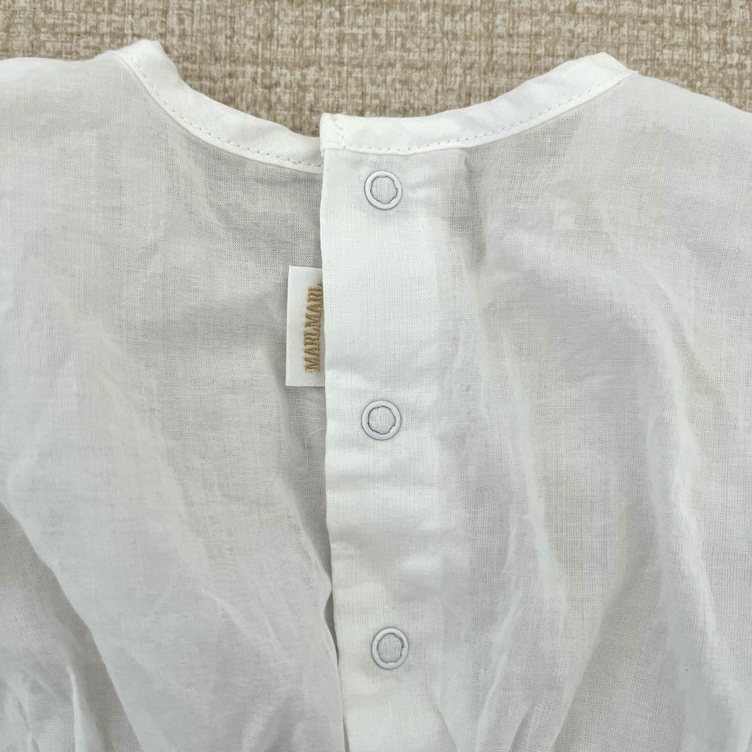 値下げ美品 MARLMARL bodysuits 7 scallop white bodysuits 7 scallop white | ギフト・スタイ・出産祝いの