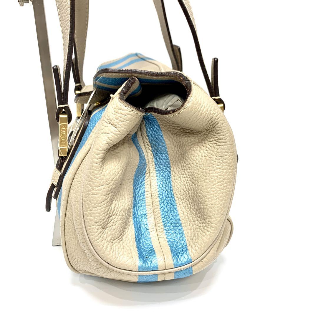 豪華 2008年春の特別版 】LOEWEロエベレザーハンドルバッグショルダー バッグ