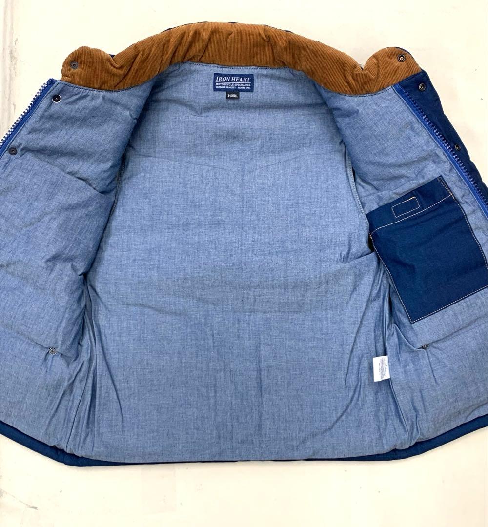 IRON HEART/アイアンハート】 ライトオンスシャンブレー 中綿ベスト