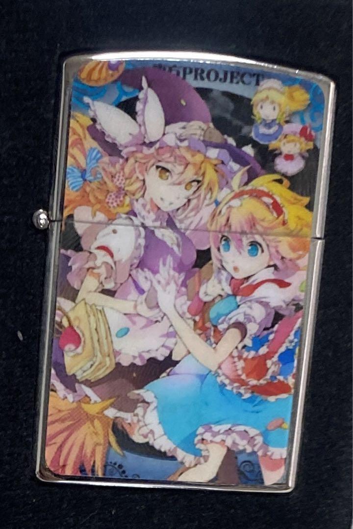 東方project アリス　魔理沙　美少女　オイルライター　zippo 風TE5