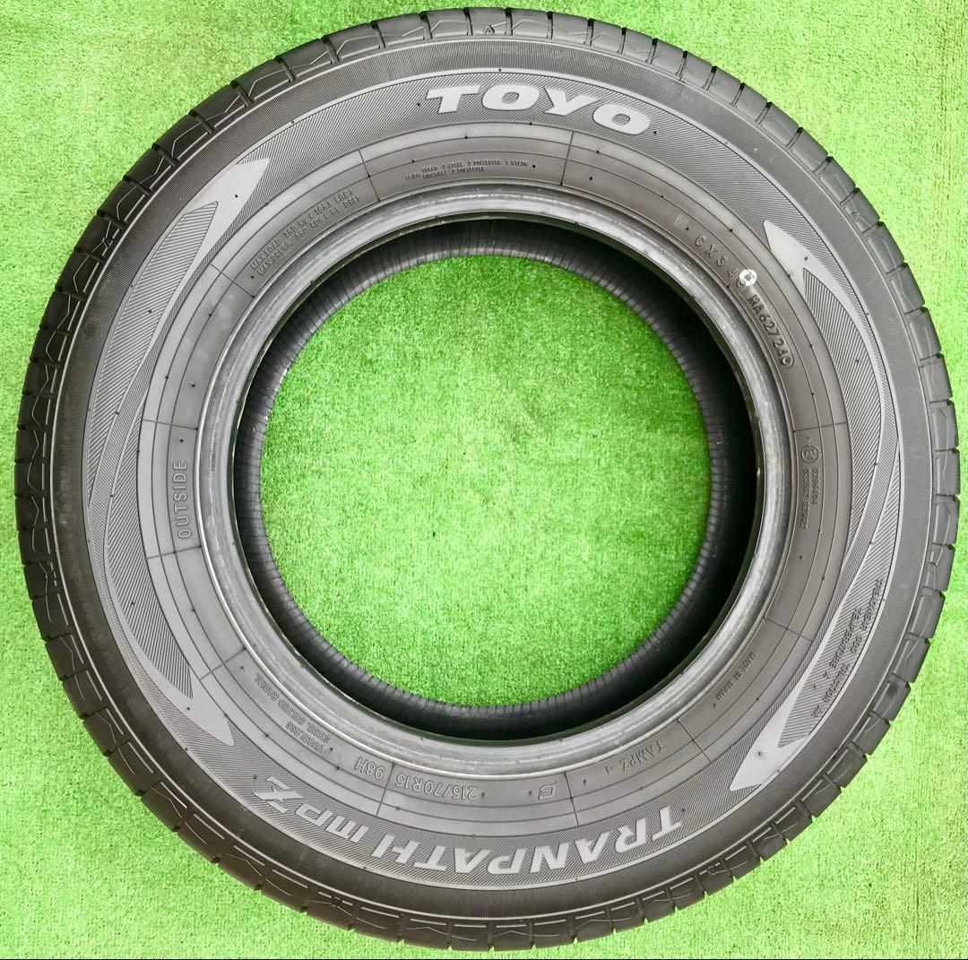 215/70 R15、TOYO TRANPATH MPZ ラジアルタイヤ24年