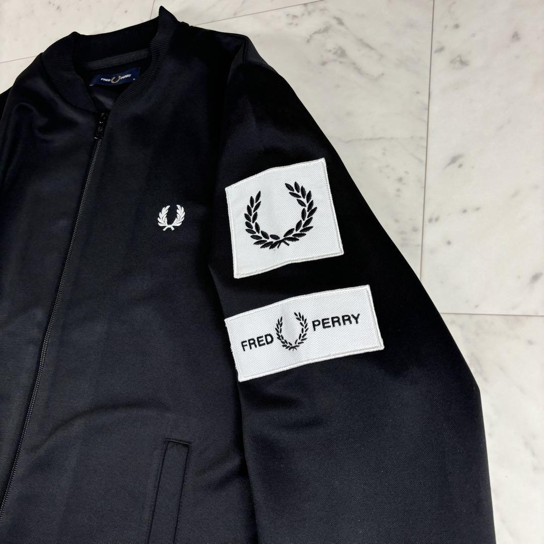 極美品】フレッドペリー トラックジャケット デカロゴ パッチ
