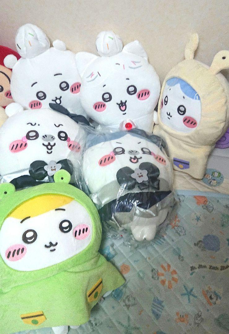 ちいかわ 雨の日BIGぬいぐるみ　3種フルセット ちいかわ - ちいかわ 雨の日BIGぬいぐるみ 3種セット (新品タグ