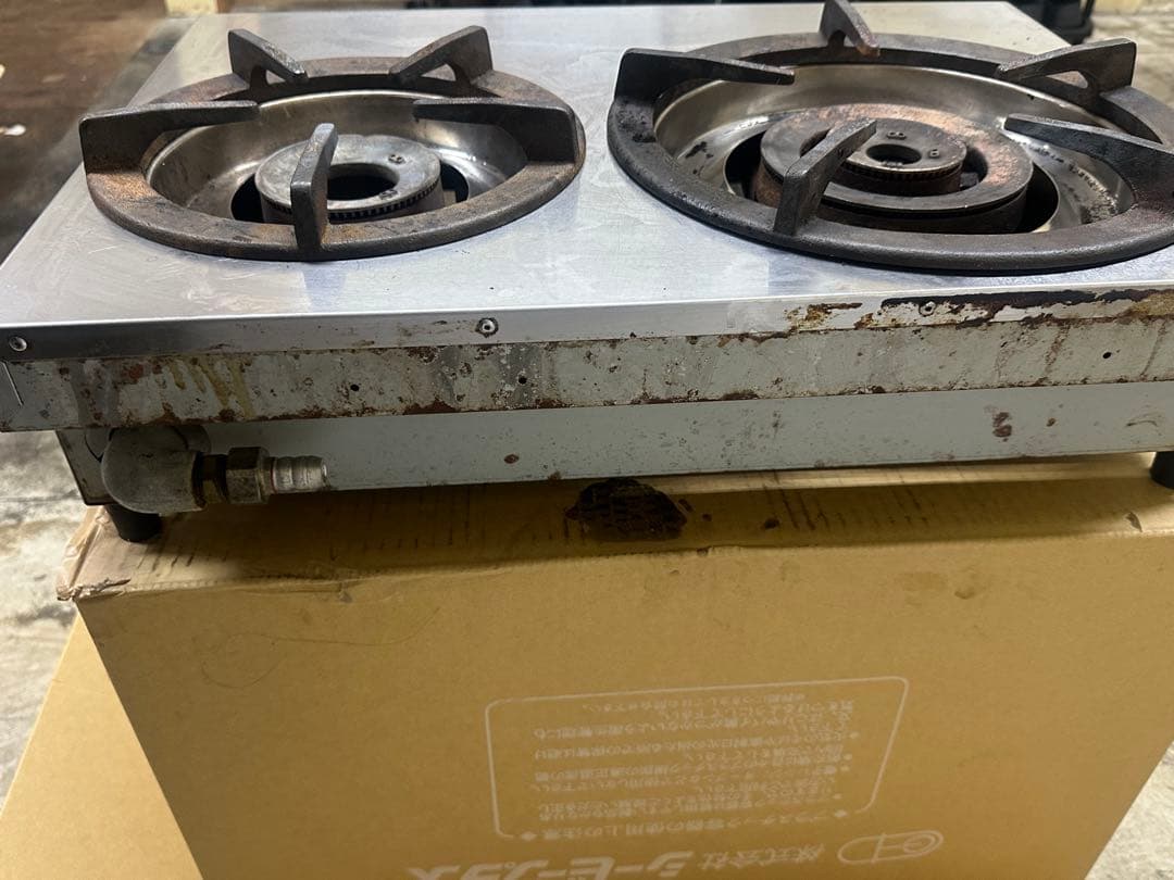 マルゼン　卓上ガスコンロ　M-212C 都市ガス 13A 2018年