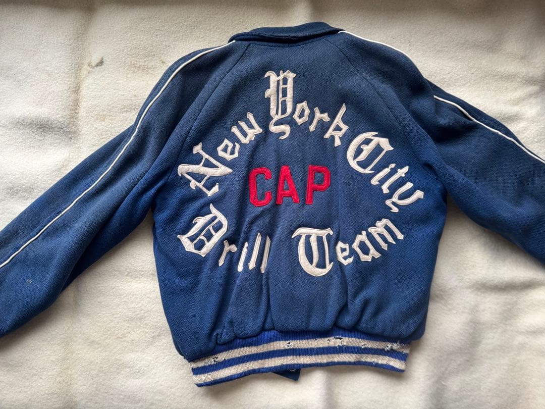 超 50s 60s アメリカ空軍 ヴィンテージ スタジャン 襟ありM