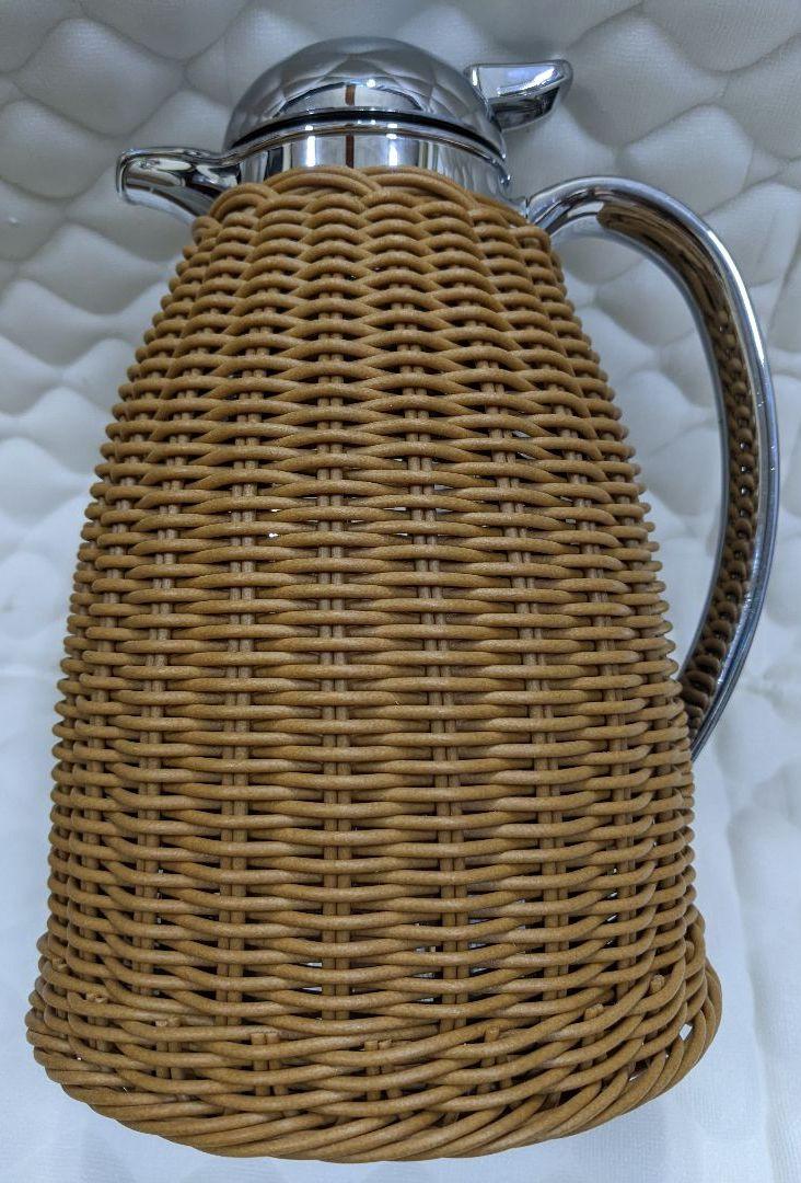 Alfi アルフィ Albergo Korb ポット 魔法瓶 籐 新品未使用