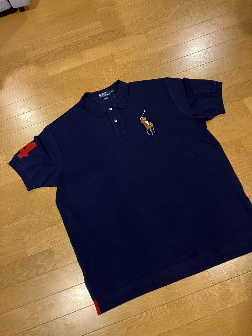POLO ラルフローレン ビッグポニー半袖カノコポロシャツ超大きいsizeXXL