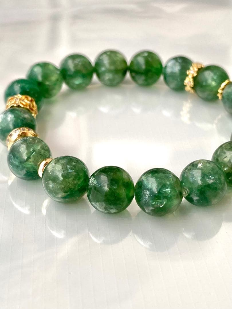 グリーンマイカ(フックサイト)デザインブレス