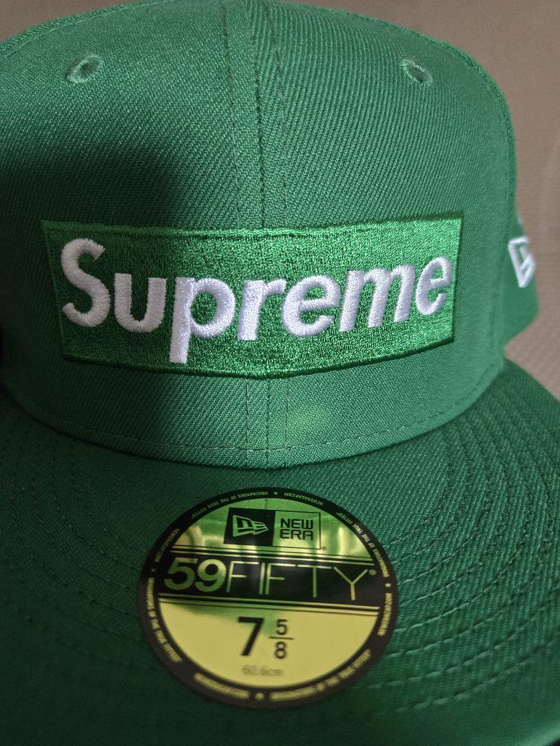 Supreme NewEra 59FIFTY ヤンキース Box Logo 緑