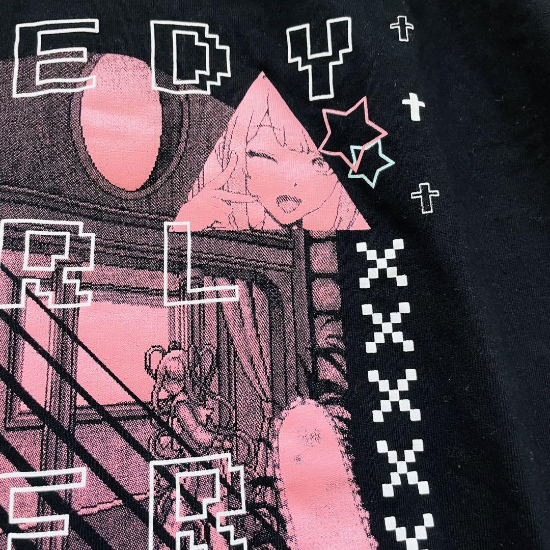 XL ニディガインターネットエンジェうグラフィックTシャツ 超