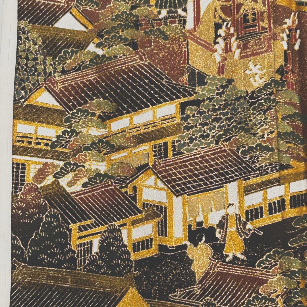 【448】山鉾柄 金彩友禅 黒留袖