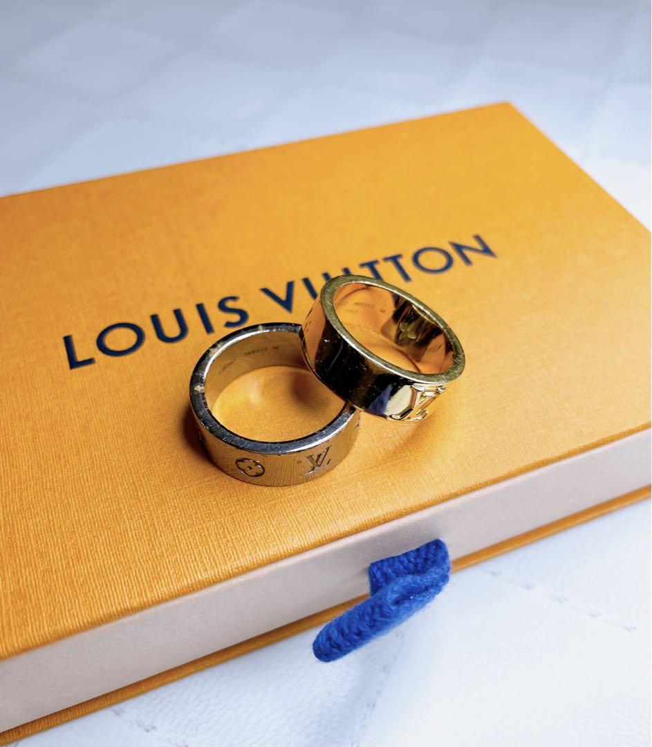 Louis Vuitton Lv instinct set of 2 rings (M00513, M00514)