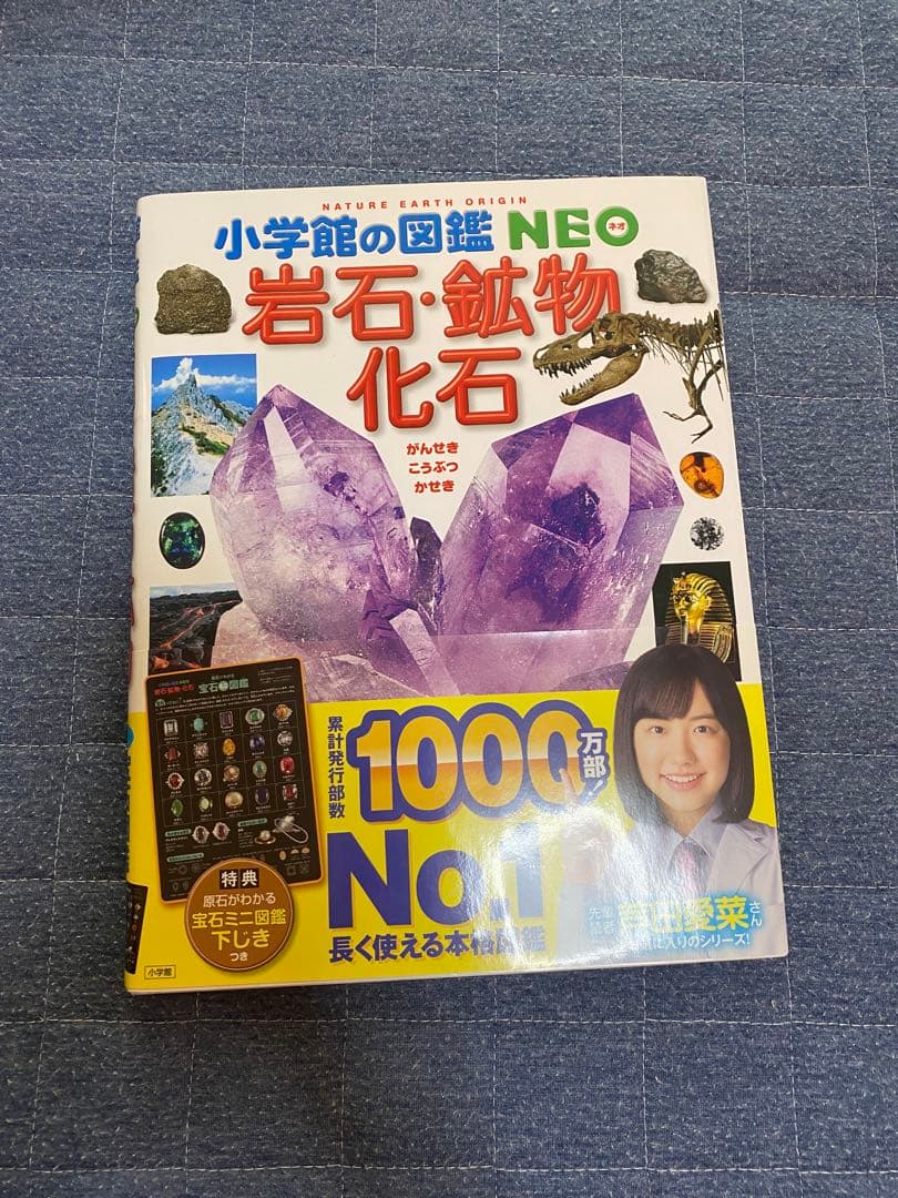 小学館の図鑑NEO 岩石 鉱物 化石 原石がわかる宝石ミニ図鑑