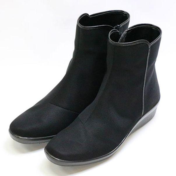 【極美品】アサヒ TOP DRY ショートブーツ サイドジップ ゴアテックス 黒