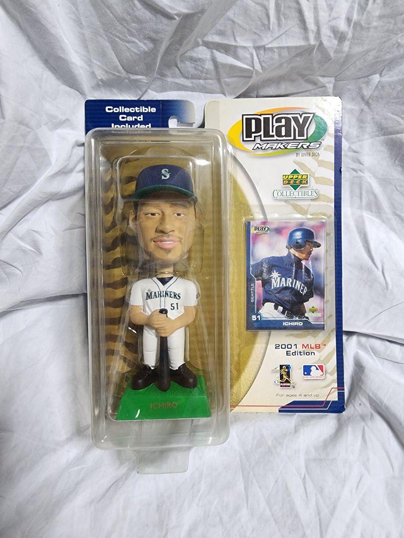 【激レア❗️】イチロー　フィギュア　マリナーズ2001 MLB マリナーズ イチロー 2001 プレーメイカーズ ボブルヘッド
