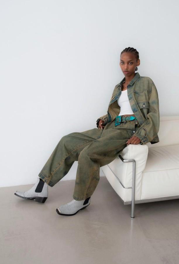 TTTMSW Denim wide pants