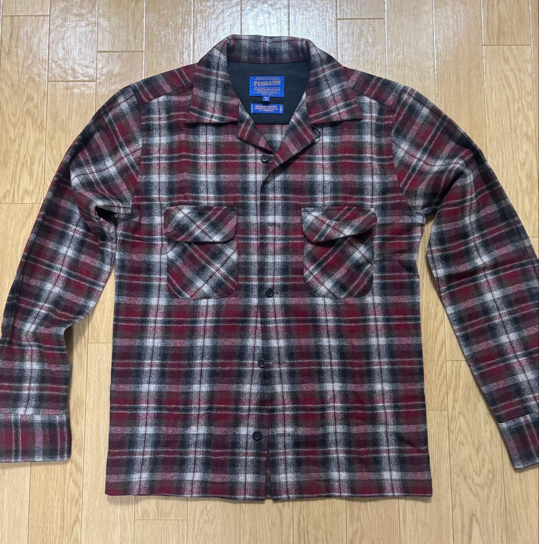 ペンドルトン Pendleton ボードシャツ アメカジ 古着 チェック 短丈M PENDLETON