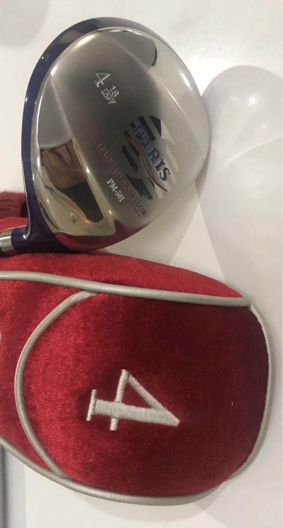 レディース用 PARIS 4ウッド フレックスL ヘッドカバー付き