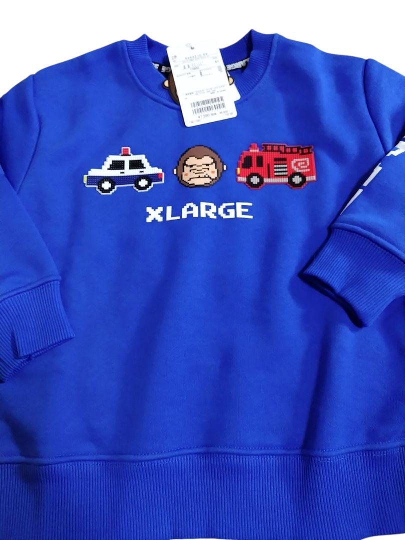 XLARGE エクストララージ ゴリラ はたらく車 トレーナー