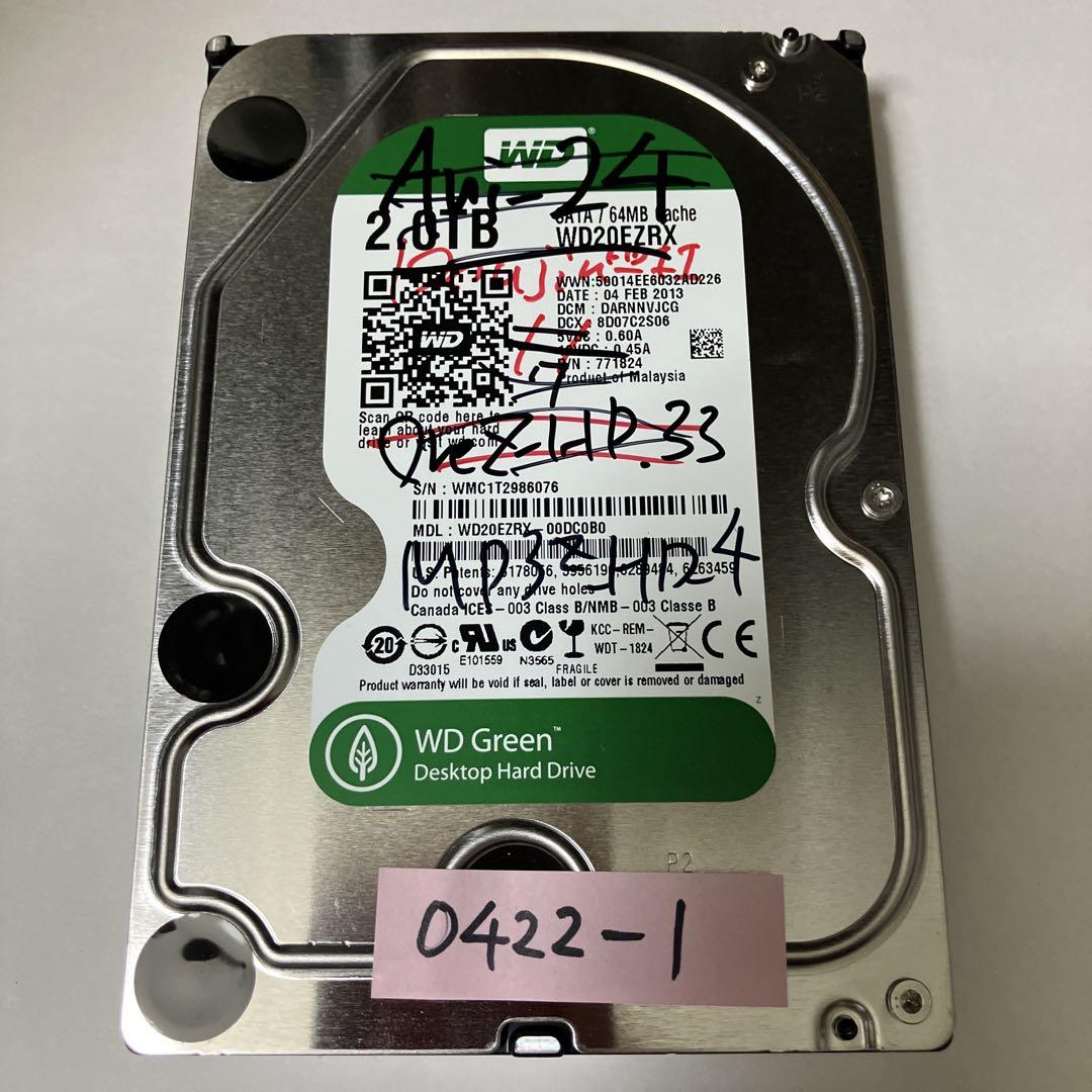 き*ぷ様 Western Digital HDD WD20EZRX 2TB ×