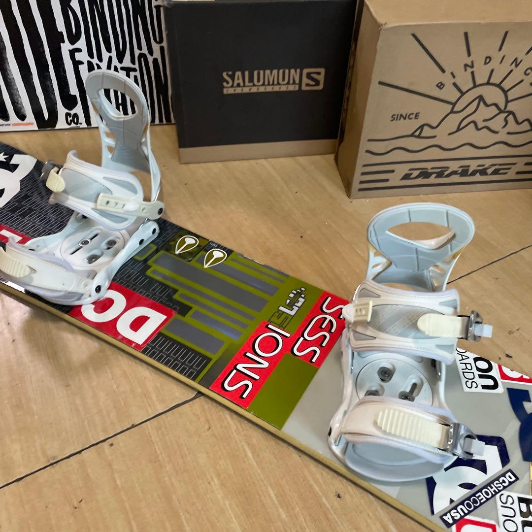 BURTON×2be1 バートン 程度良好バインディング付スノーボードセット BURTON×2be1 バートン 程度良好バインディング付スノーボードセット