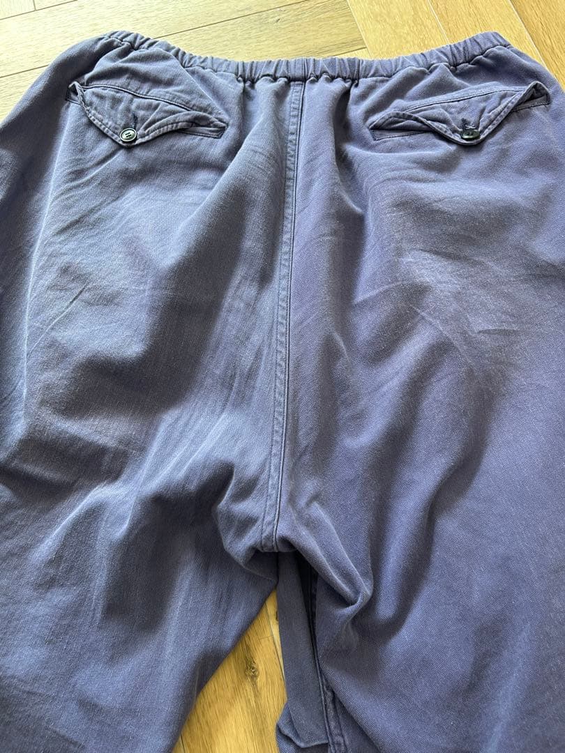 試着のみ 希少 24ss COMOLI コットンドリルニータックパンツ コモリ 試着のみ 希少 24ss COMOLI コットンドリルニータックパンツ コモリ