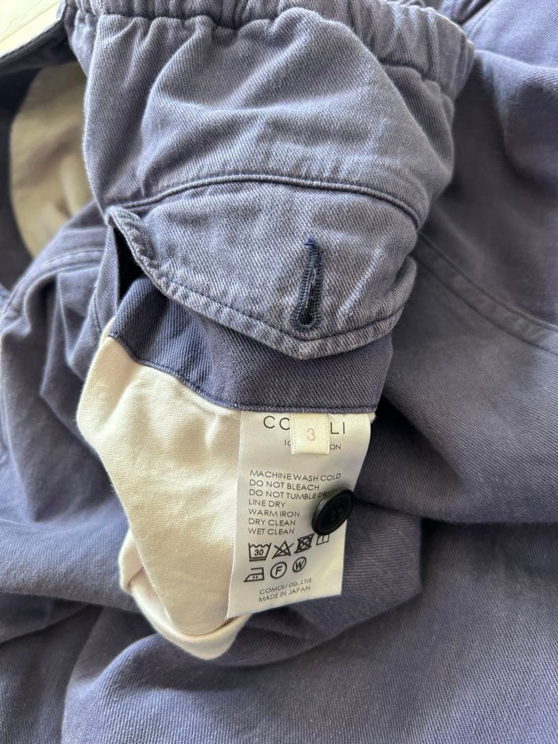 試着のみ 希少 24ss COMOLI コットンドリルニータックパンツ コモリ 試着のみ 希少 24ss COMOLI コットンドリルニータックパンツ コモリ