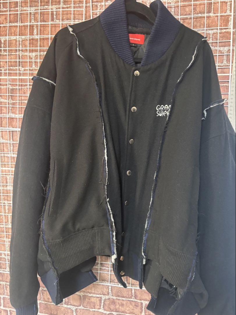 ヴィンテージパッチワークリメイクスタジャン vintage
