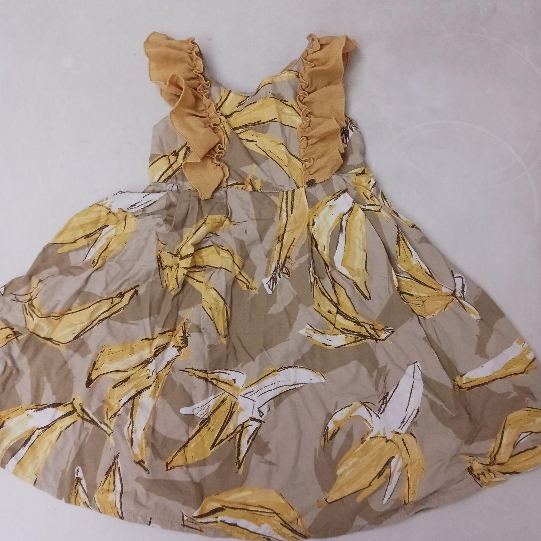 ANNA SUI　mini バナナ柄 ノースリーブワンピース 5,000円