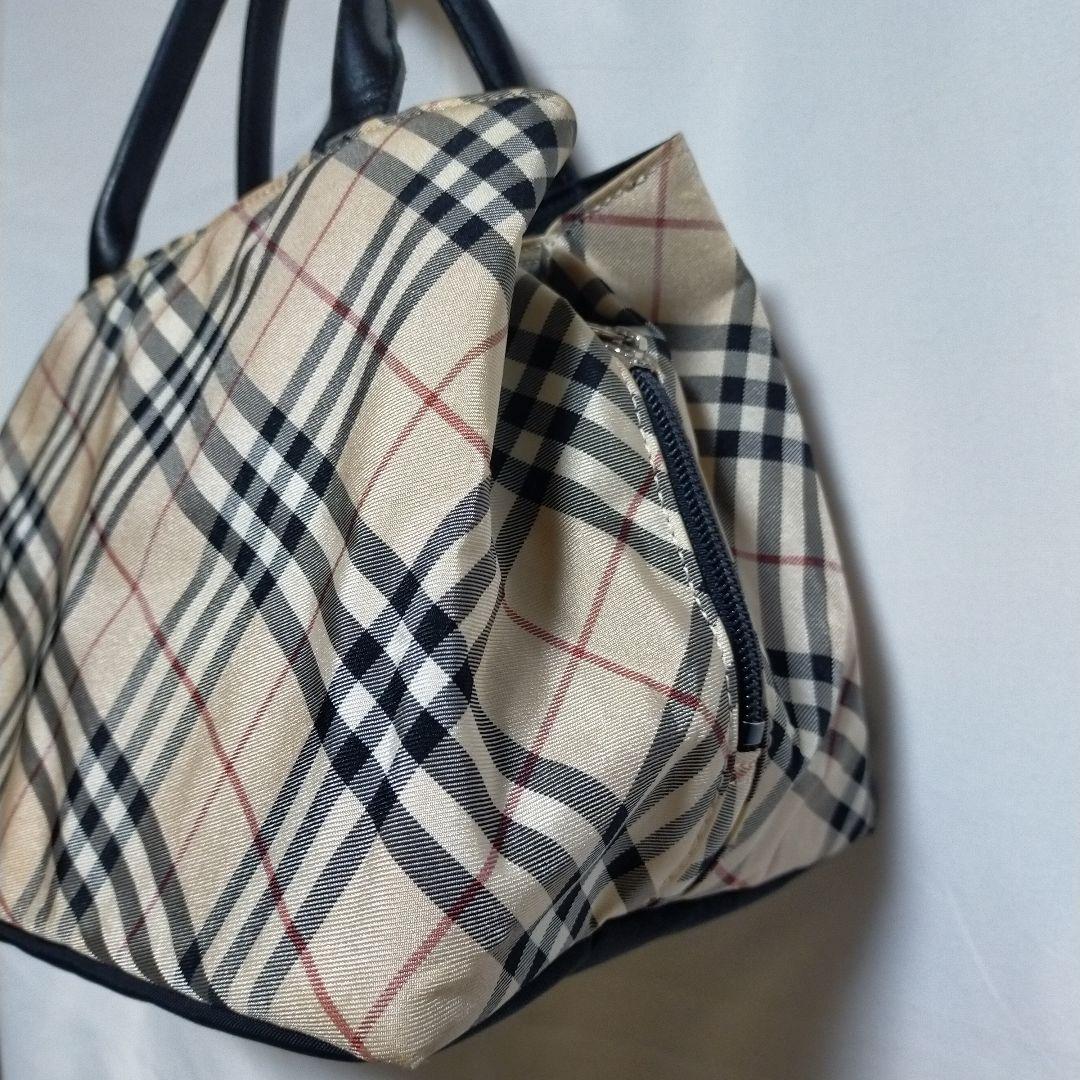 美品】Burberry バーバリーブルーレーベル ノバチェック トート