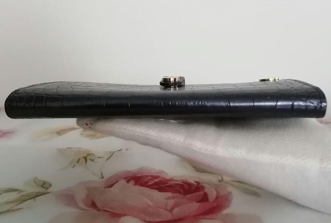 ADMJ☆日本製牛革☆クロコダイル型押し☆ロングウォレット☆ZAOタマミワタナベ ADMJ☆日本製牛革☆クロコダイル型押し☆ロングウォレット☆ZAO