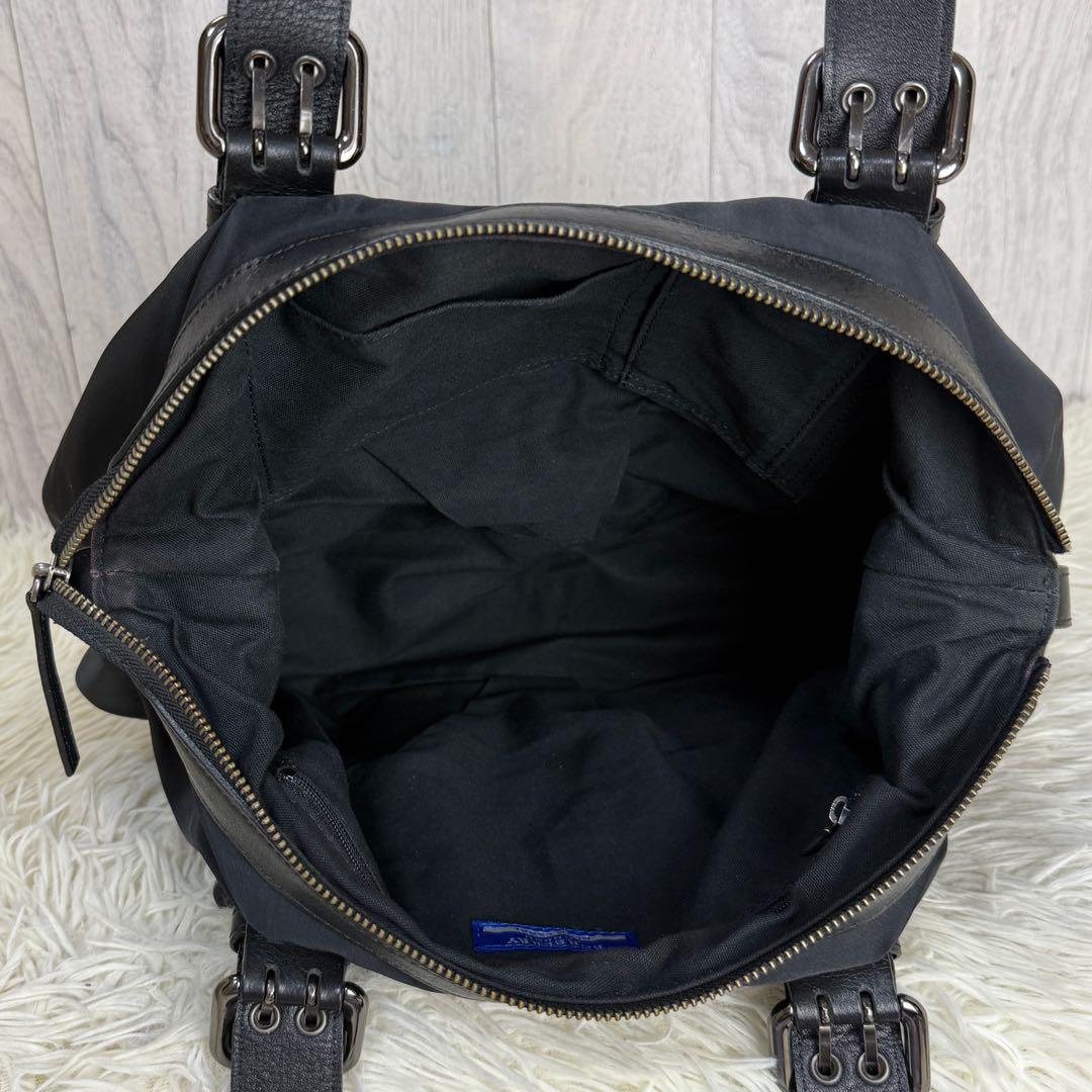 美品♡BURBERRY バーバリー ホースロゴ ミニボストン ベルト