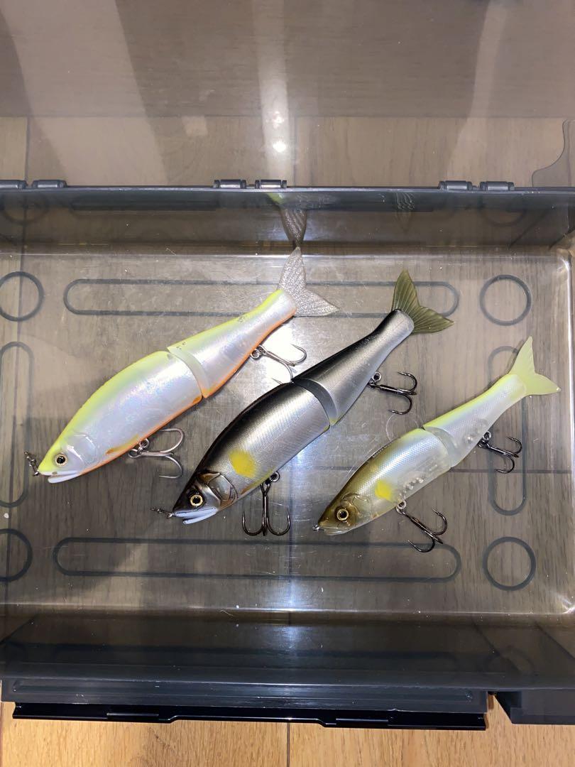 ガンクラフト ジョインテッドクロー3個セット ケース+ワーム付き ガンクラフト ジョインテッドクロー3個セット ケース+ワーム付き