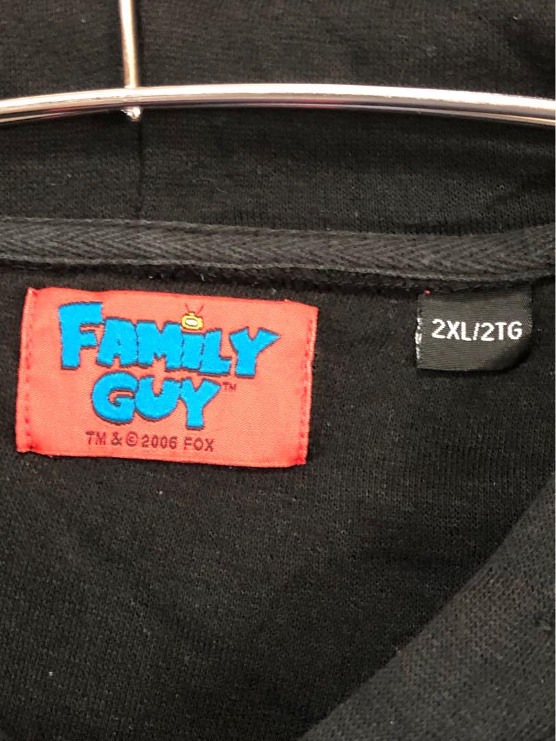 FAMILY GUY　Stewie　パーカー　2XL　黒　USA古着
