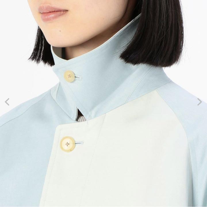 AURALEE フィンクスコットン グラデーションステンカラーコート