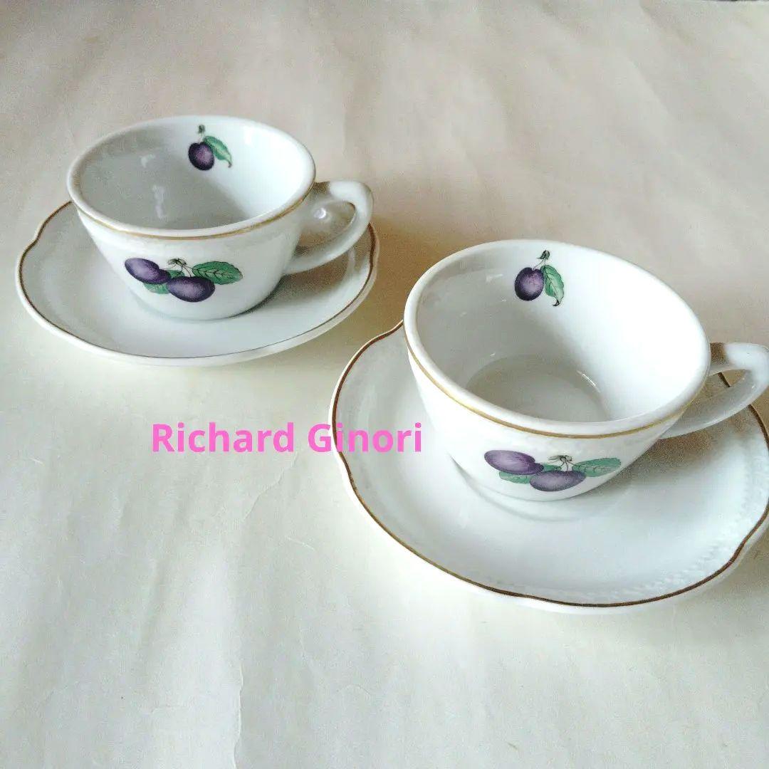 最終価格Richard Ginori　ボンジョルノ　ティーカップソーサー２セット