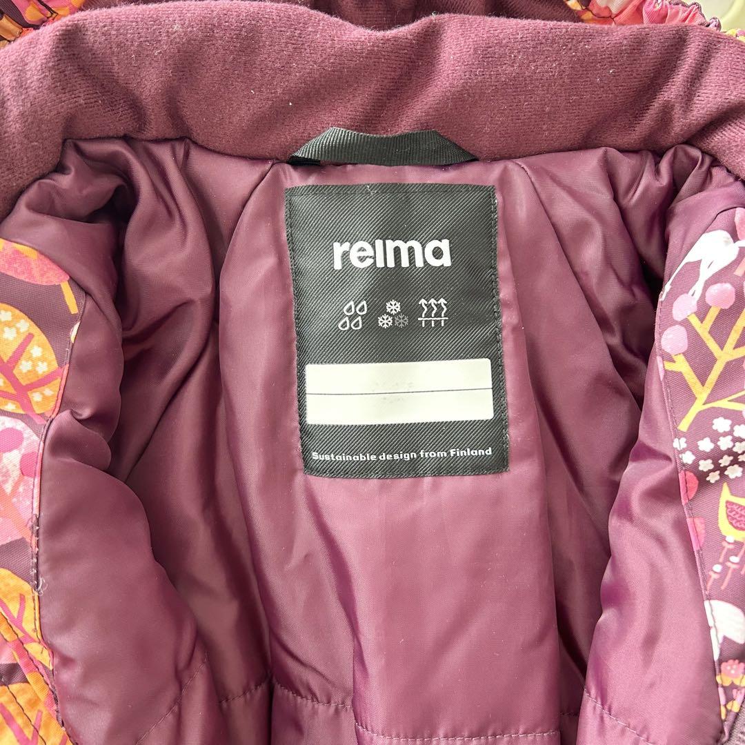【美品】Reima 幼児用ウィンターオーバーオール スノースーツ 80-90cm