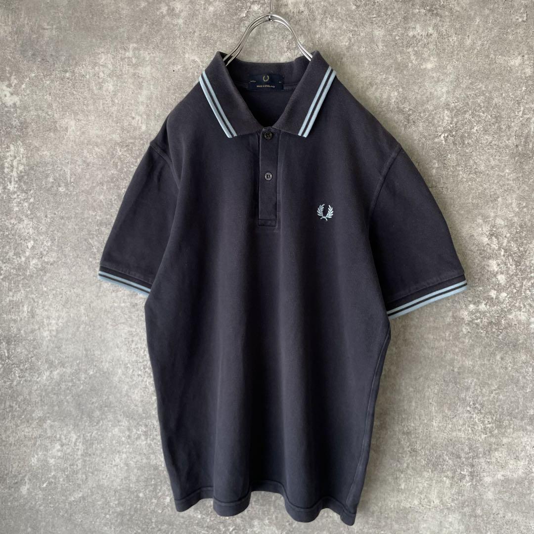 FRED PERRY フレッドペリー ポロシャツ ロゴ イングランド製