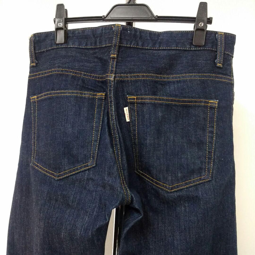 t93 ビームス デニムパンツ 裏チェック メンズM