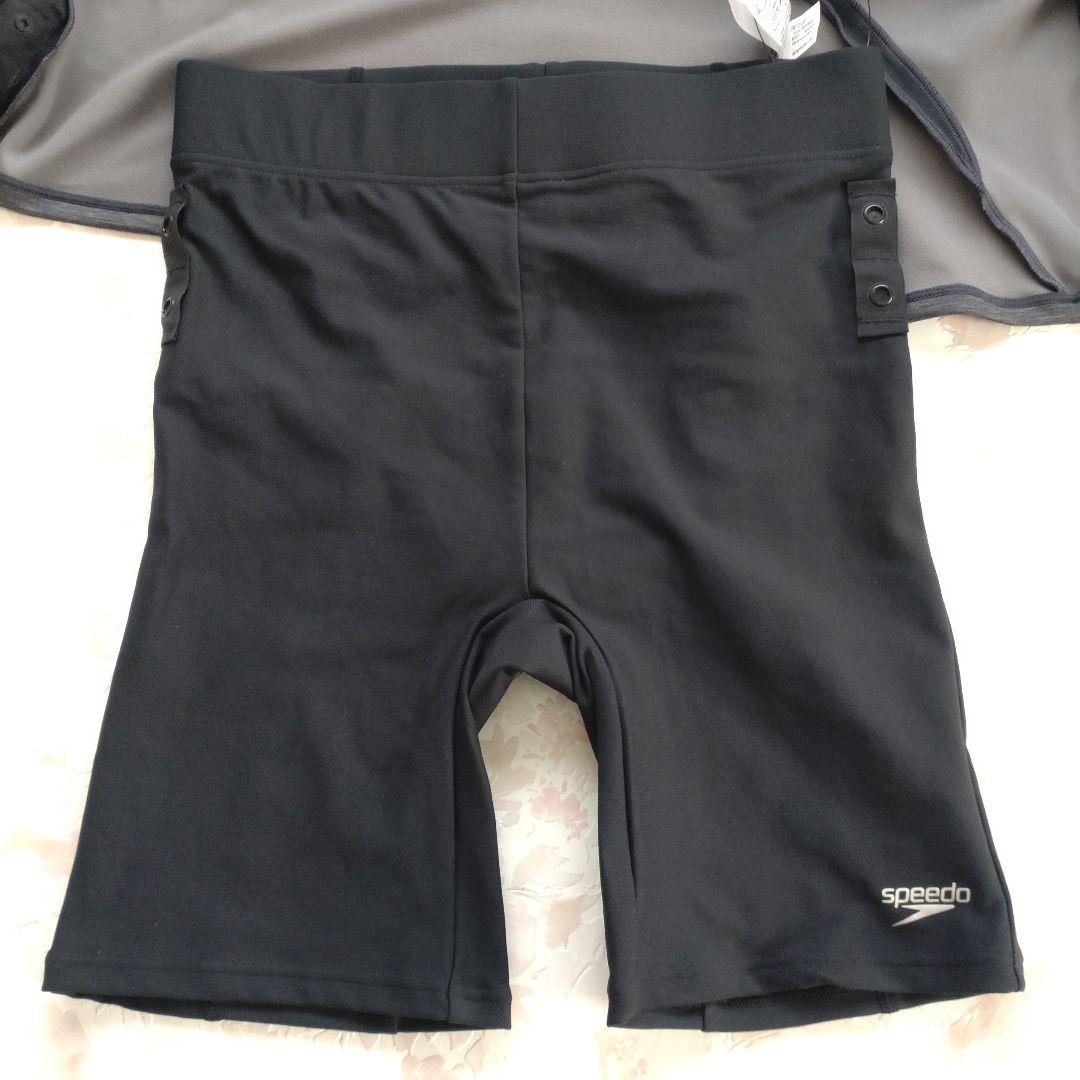 新品 speedo フィットネス水着 L ディアゴナジップ セパレーツ UV