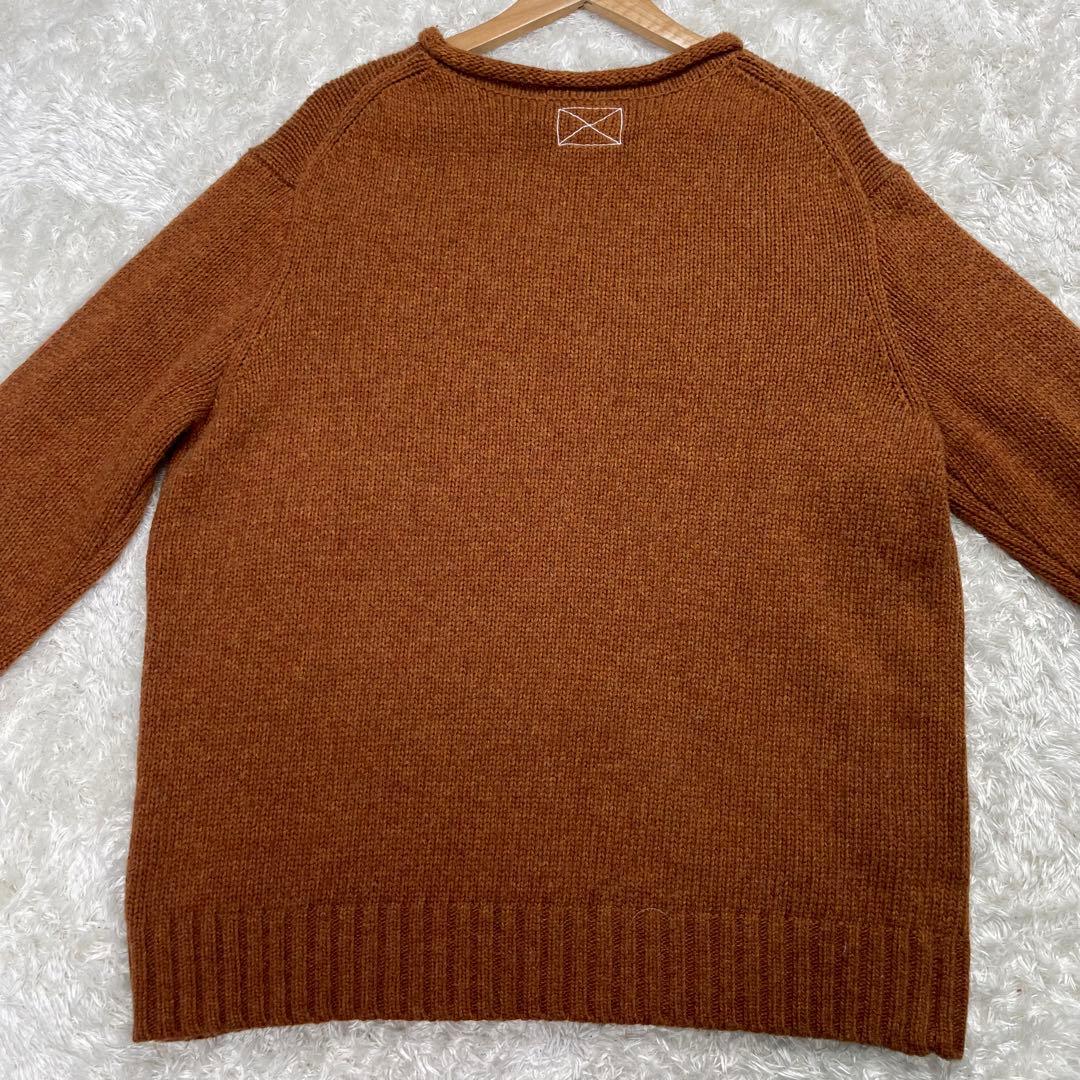 即発送可能】 ✨美品✨MLVINCE ニット L CREW KNIT LOGO SCRIPT ニット