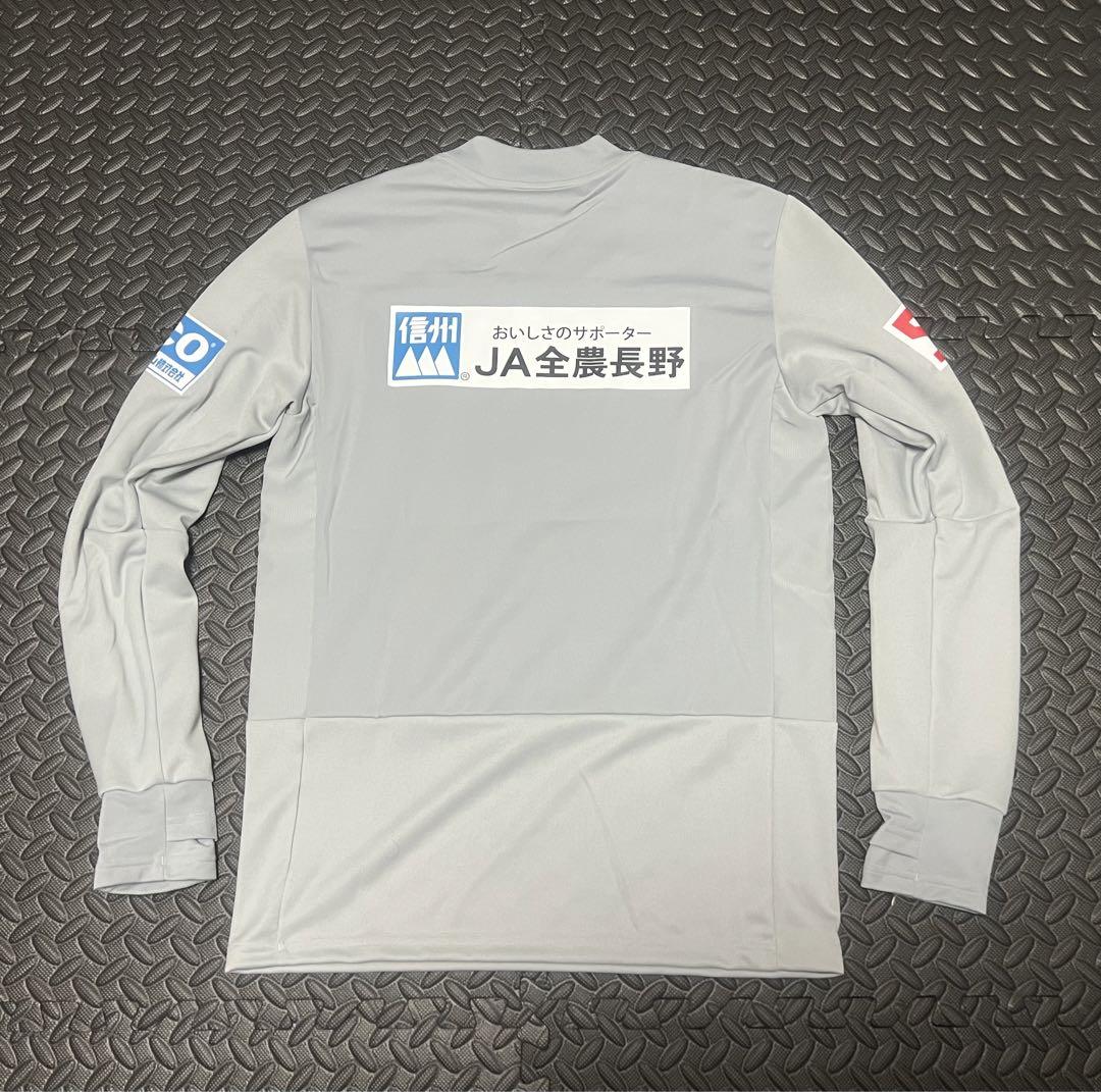 松本山雅　adidas 選手支給　新品未使用　長袖 トレーニング　L グレー