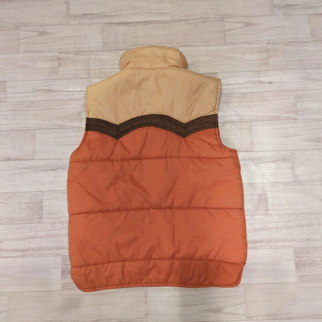 [Archive]90s 3tone Orange Down Vest